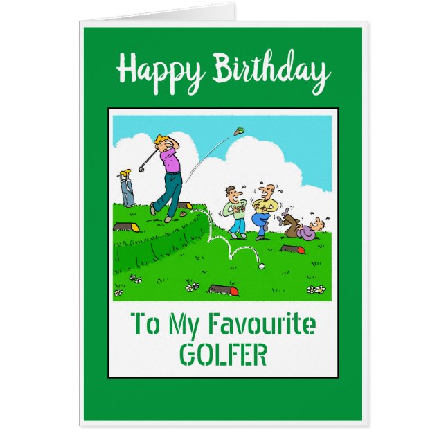 Happy Birthday Golfer (Vorne)