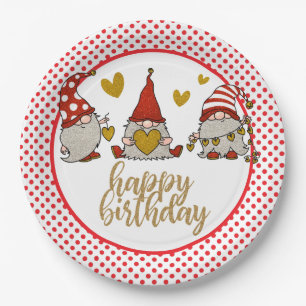 Happy Birthday Gomes Paper Plate Pappteller