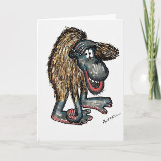 Happy Birthday Gorilla Karte