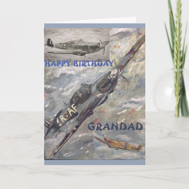 Happy Birthday Grandad Grußkarte Karte (Vorderseite)