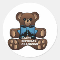 Happy Birthday Grandson Teddybear