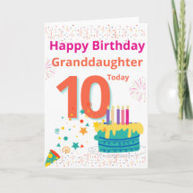 Happy Birthday Grandtochter - 10 Heute