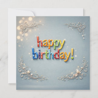 Happy Birthday Greeting Cards Feiertagskarte