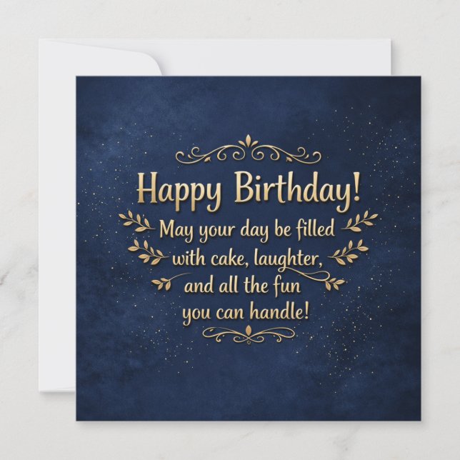 Happy Birthday Greeting Cards  Karte (Vorderseite)