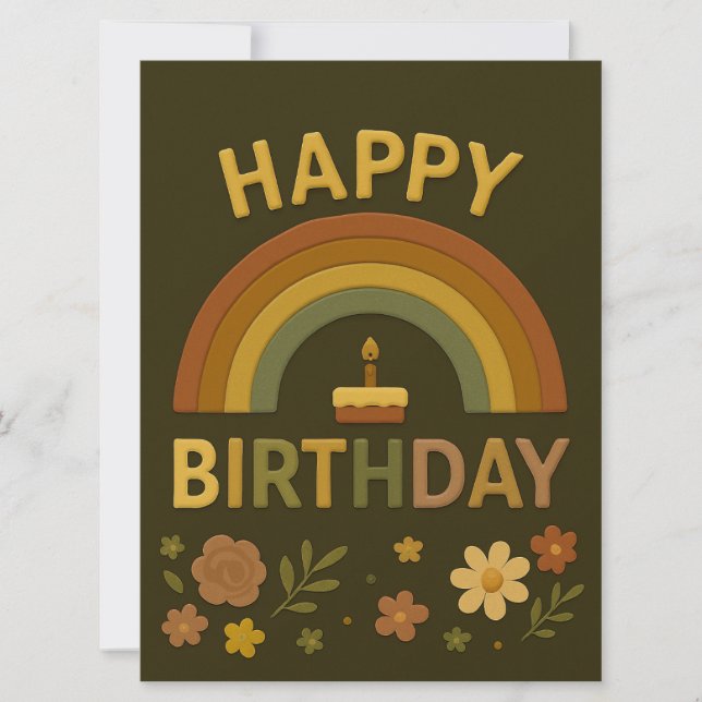 Happy Birthday Greeting Cards  Karte (Vorderseite)