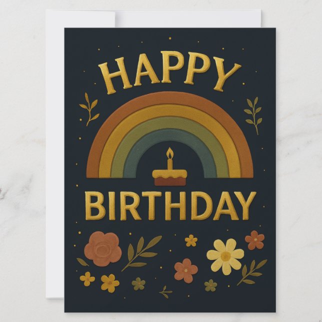 Happy Birthday Greeting Cards  Karte (Vorderseite)