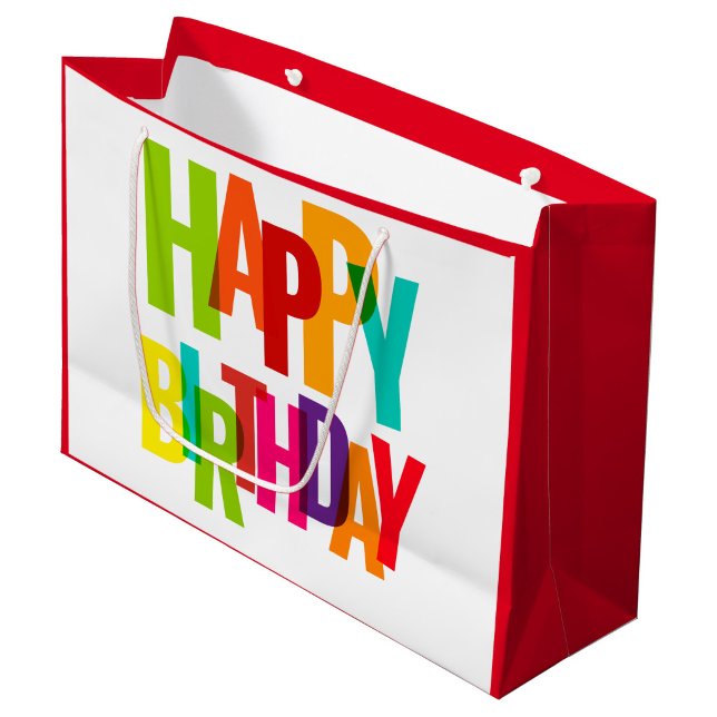 Happy Birthday Große Geschenktüte (Happy Birthday Gift Bag!)