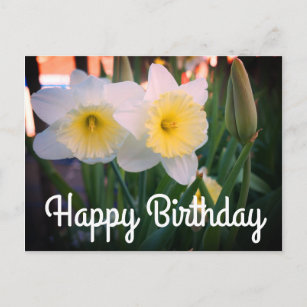Happy Birthday Grossgeruchte düstere Postkarte