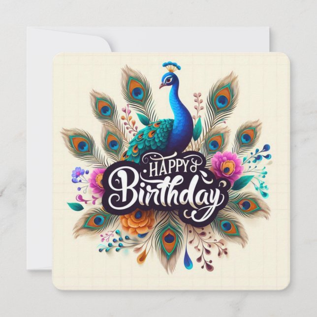 Happy Birthday Grußkarten Feiertagskarte (Vorderseite)