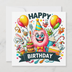 Happy Birthday Grußkarten Karte