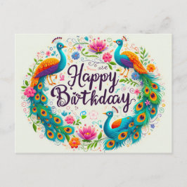 Happy Birthday Grußkarten Postkarte