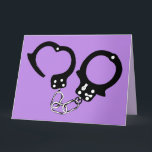 HAPPY BIRTHDAY HANDCUFFS LIEBE EHEFRAU HUSBAND CAR KARTE<br><div class="desc">GEFANGENE DER LIEBE GEBURTSTAG HANDCUFFS CARD FÜR HUSBAND ODER EHEFRAU</div>