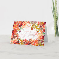 Happy Birthday Herbst Herbstgarten Blumen