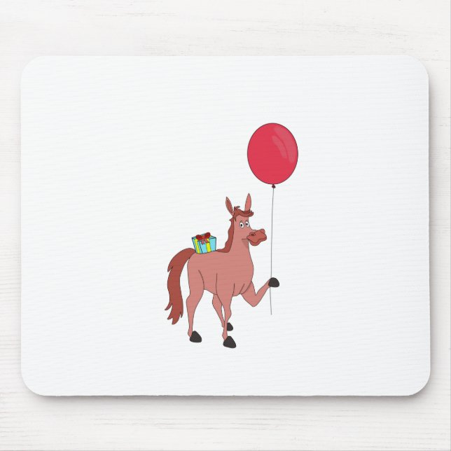 Happy Birthday Horse Mousepad (Vorne)