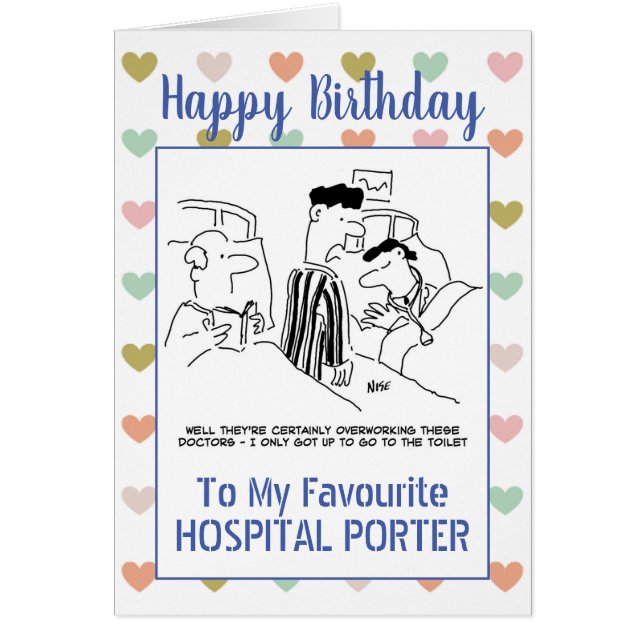 Happy Birthday Hospital Porter (Vorne)