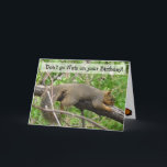 Happy Birthday Humour Funny Squirrel Karte<br><div class="desc">Alles Gute zum Geburtstag,  Freundschaft,  Humoristisches Trinken und alberne vergriffene Eichhörnchen Geburtstagskarte. Der Text im Inneren kann bearbeitet werden,  um zu sagen,  was man möchte. Das ist eine tolle Karte für jemanden,  der Eichhörnchen Lieben!</div>