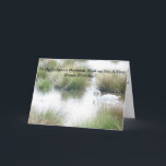 Happy Birthday Husband Swans Karte<br><div class="desc">Zu meinem wunderschönen Ehemann wünscht Ihnen eine sehr glückliche Geburtstagskarte mit Fotos eines Single Schwans auf dem See auf der vorderen Abdeckung und einer Gruppe Schwäne auf der Innenseite. Inside Text wünschen Glück, Frieden, Liebe und Freude. Hand in Hand durch das Leben gehen. Perfekte Karte für einen Mann, der Natur...</div>