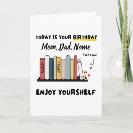 Happy Birthday | Individuelle Name Niedlich Genieß Karte
