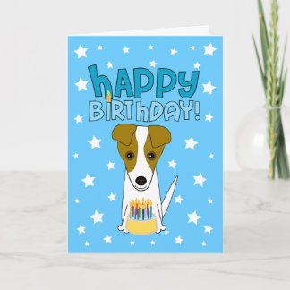 Happy Birthday Jack Russell Terrier Karte