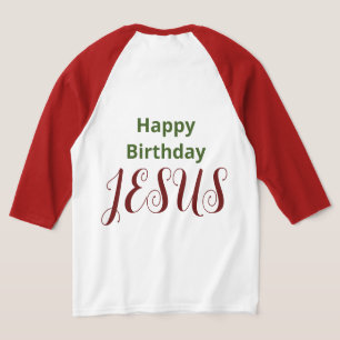 Happy Birthday JESUS Moderne klassische Weihnachte T-Shirt