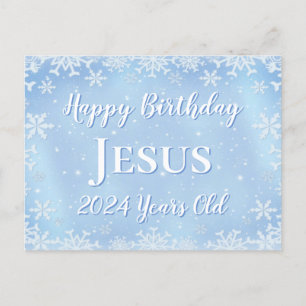 Happy Birthday Jesus Postkarte