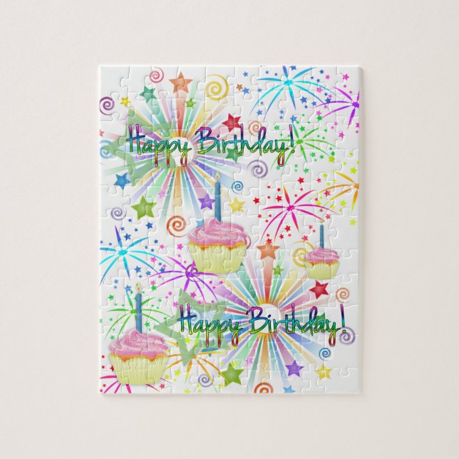 Happy Birthday Jigsaw Puzzle (Vertikal)