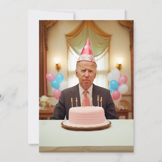 Happy Birthday Joe Einladung (Vorderseite)