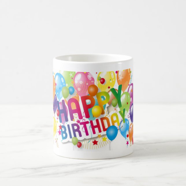 Happy Birthday Kaffeetasse (Mittel)