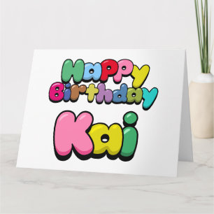 Happy Birthday Kai Karte