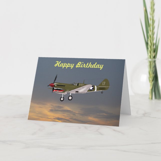 Happy Birthday Karte (Vorderseite)