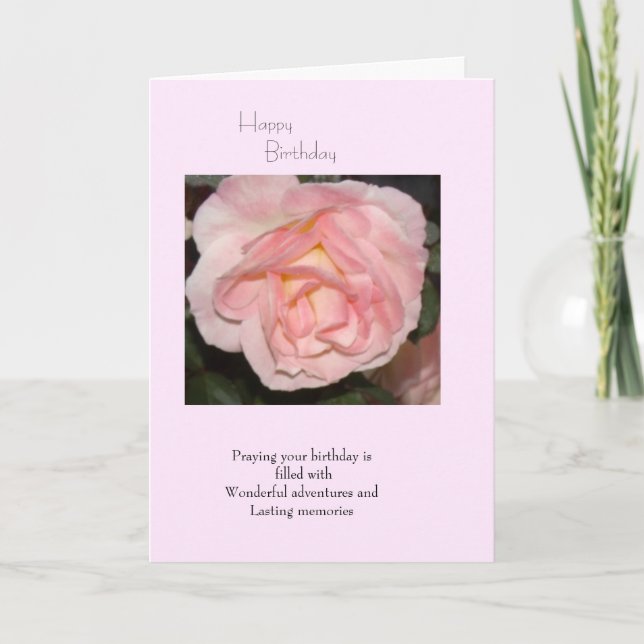 Happy Birthday Karte (Vorderseite)