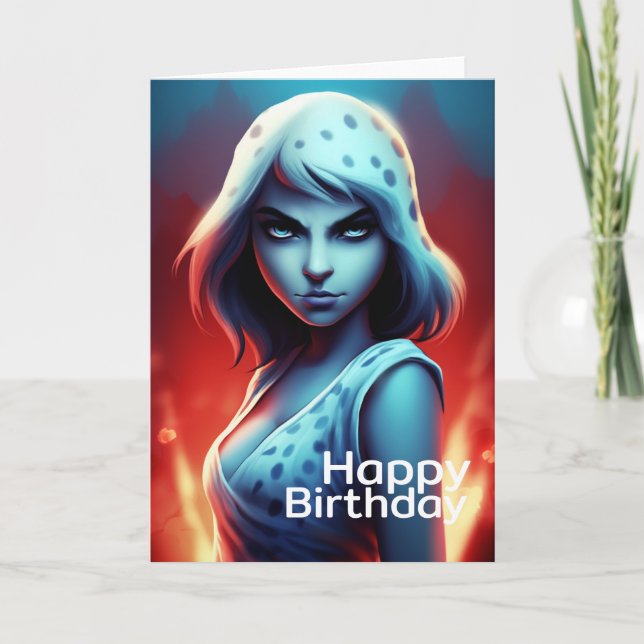 Happy Birthday Karte (Vorderseite)