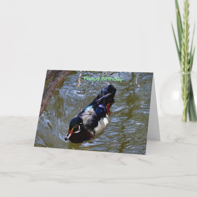 Happy Birthday Karte (Vorderseite)