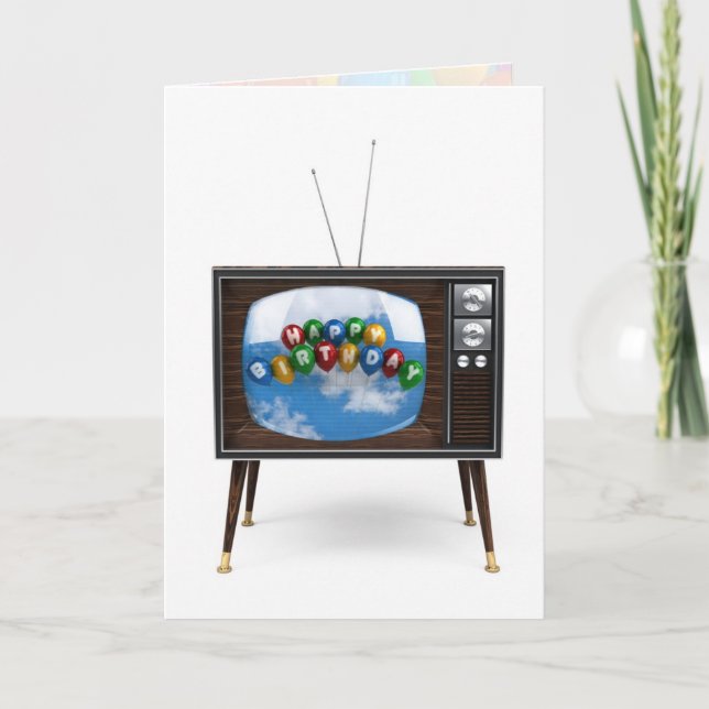 Happy Birthday Karte (Vorderseite)