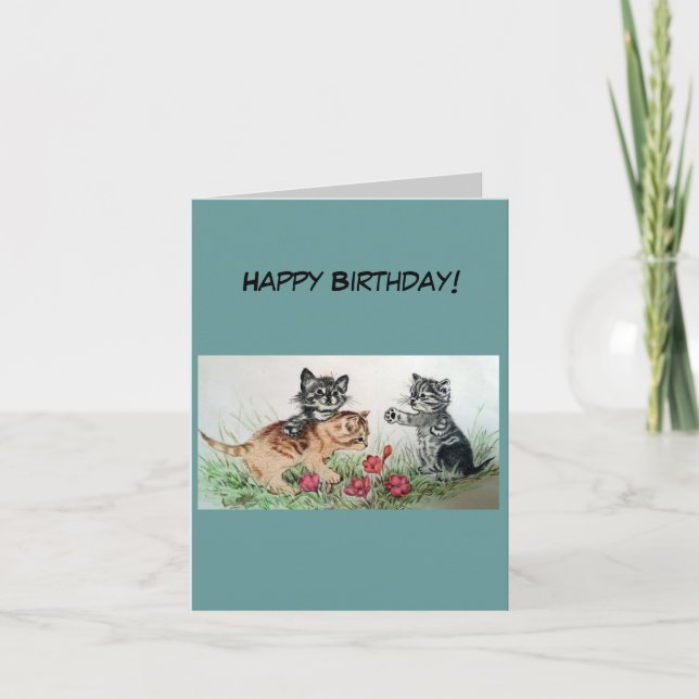 Happy Birthday Karte (Vorderseite)