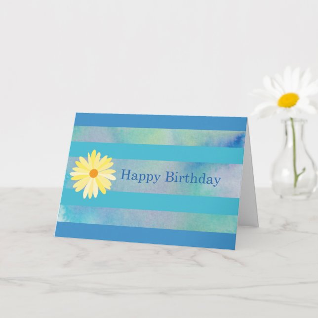 Happy Birthday Karte (Kleine Pflanze)