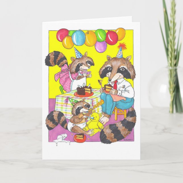 Happy Birthday Karte (Vorderseite)