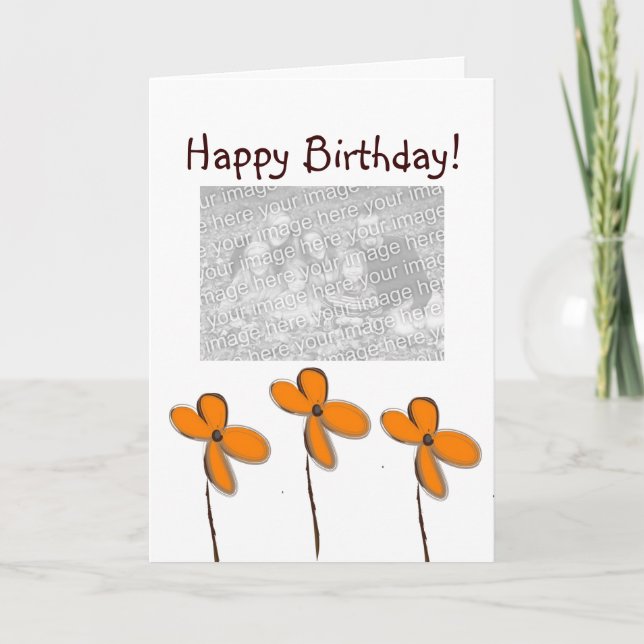 Happy Birthday! Karte (Vorderseite)