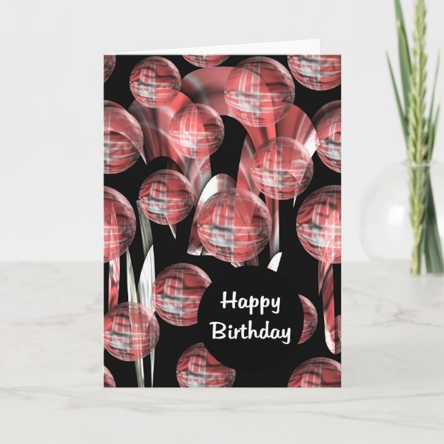 Happy Birthday Karte (Vorderseite)