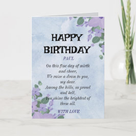 HAPPY BIRTHDAY KARTE