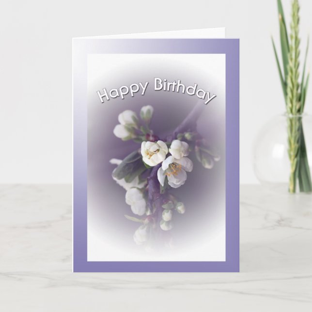 Happy Birthday Karte (Vorderseite)