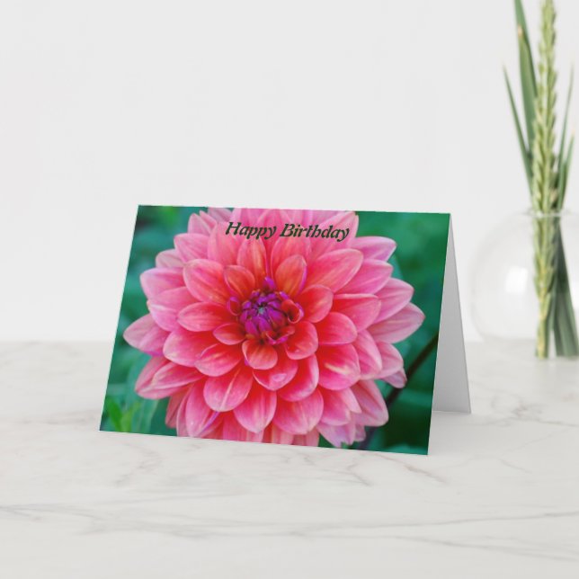 Happy Birthday Karte (Vorderseite)