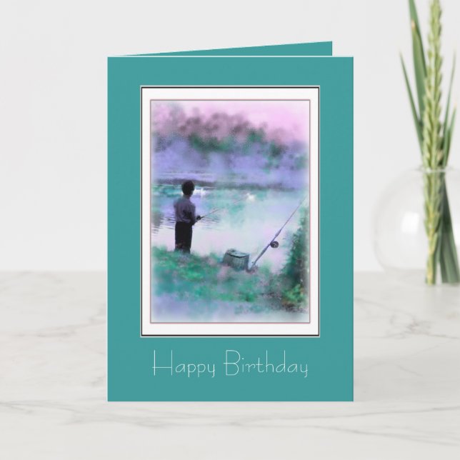 Happy Birthday Karte (Vorderseite)