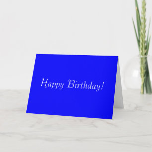 Happy Birthday! Karte
