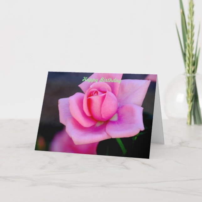 Happy Birthday Karte (Vorderseite)