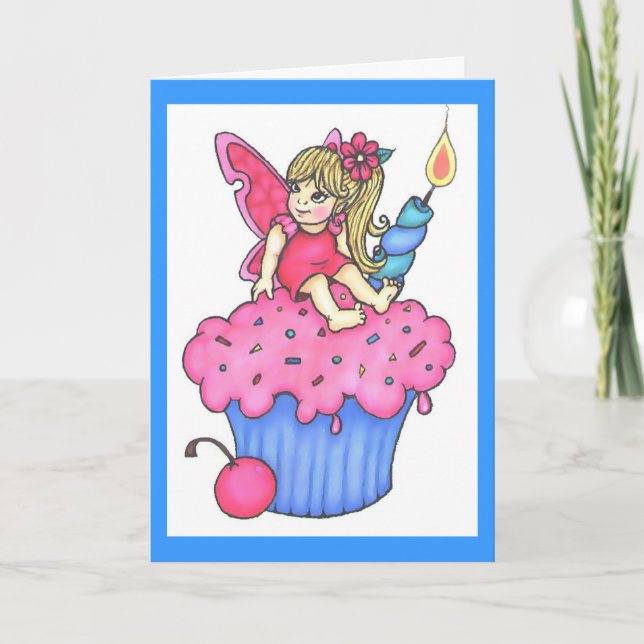 Happy Birthday Karte (Vorderseite)