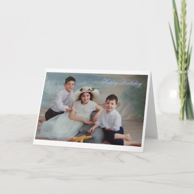 Happy Birthday Karte (Vorderseite)