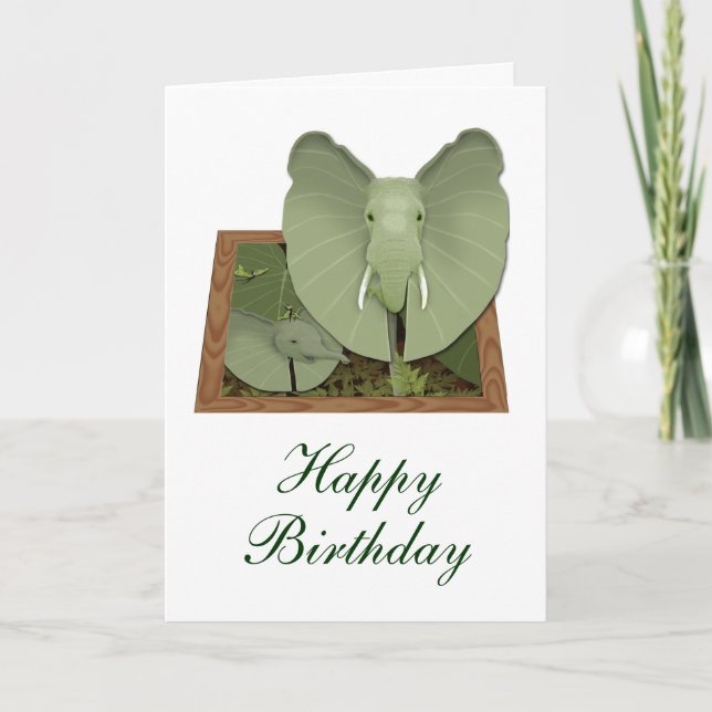 Happy Birthday Karte (Vorderseite)