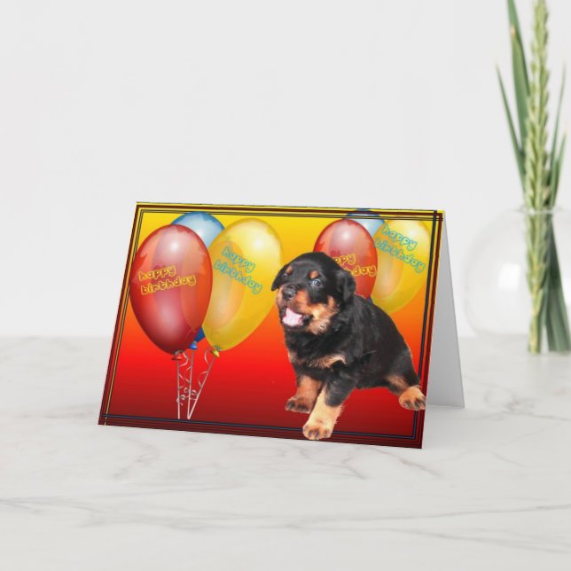 Happy Birthday Karte (Vorderseite)