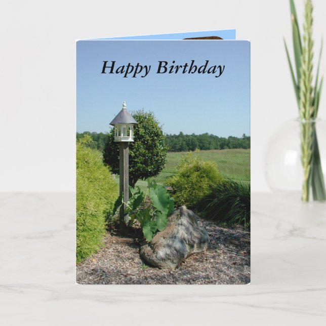 Happy Birthday Karte (Vorderseite)